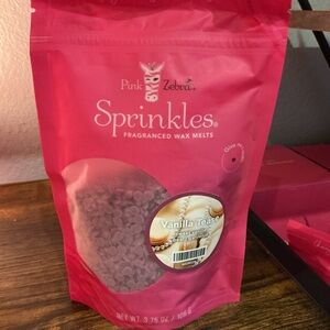 Vanilla Tease Pink Zebra Sprinkles Wax Melts in 3.75 oz bag